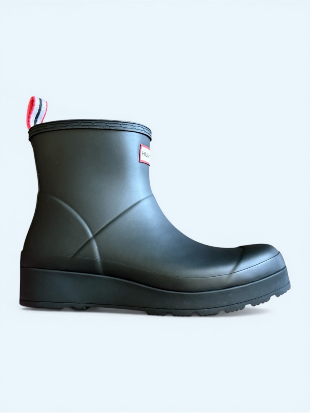 HUNTER Play Short Waterproof Rain & Snow Boots - Black Size 10 Women NWOT